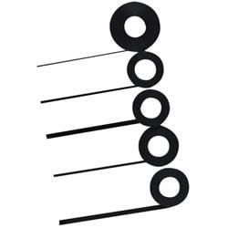 Chartpak(R) Pickett Graphic Tape, 1/16in. x 648in. Glossy, Black