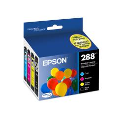 Epson DURABrite Ultra 288 Original Ink Cartridge - Pigment Black, Pigment Cyan, Pigment Magenta, Pigment Yellow - Inkjet - Standard Yield - 165 Pages Color, 175