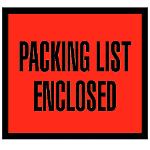 Tape Logic Packing List Enclosed Envelopes