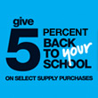 Office Depot 5% Back to Schools